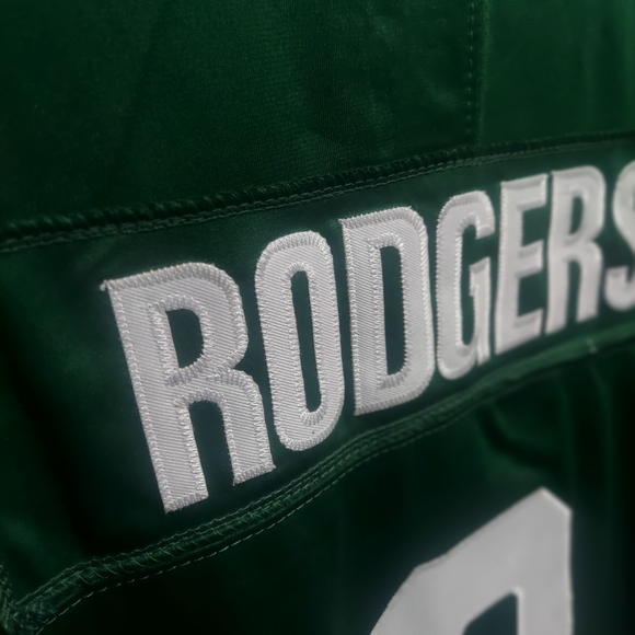 Aaron Rodgers NY Jets 2024 Green Stitched Jersey - Picture 8 of 10